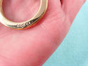 Gucci Teddy Bear Leather on Goldtone Key Chain - R