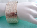 TIFFANY Engraved Sterling Silver 2 5/8" Extra Wide