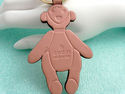Gucci Teddy Bear Leather on Goldtone Key Chain - R