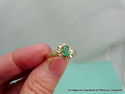 Estate Natural Emerald & Diamond Princess Engageme