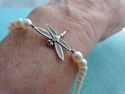 Tiffany & Co.18K Gold Diamond & Pearl Dragonfly Br