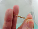 14K Solid Yellow, Rose, White Gold Necklace Facete