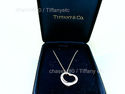 TIFFANY & Co Elsa Peretti 950 Platinum Open Heart 