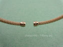TIFFANY & Co. Dangling Key Charm Mesh Bangle Cuff 