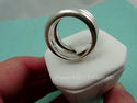 TIFFANY & Co. Diagonal Sterling Silver Ring SZ 6 V