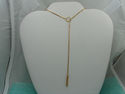  Gucci Lariat 18K 750 Gold MINT Pendant Necklace (