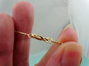 14K Solid Yellow, Rose, White Gold Necklace Facete