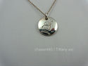 TIFFANY & Co. Alphabet Letter Initial 'S' Round Pe