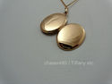 TIFFANY & Co. 585 / 14K Gold Oval Locket Pendant 