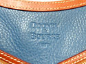 Dooney & Bourke All Weather Pebble Leather Blue Ho