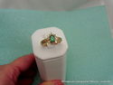 Estate Natural Emerald & Diamond Princess Engageme