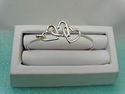TIFFANY & Co 3 Hearts Gold & Sterling Silver Bangl