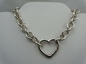TIFFANY & Co. Versatile Open Heart Clasp Pendant N