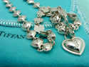 TIFFANY & Co. Padlock Lock Heart Charm CLink Neckl
