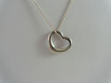 TIFFANY & Co. Peretti Small Open Heart Pendant Cha