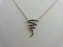 TIFFANY & Co Scribble Necklace Zig Zag Sterling Si