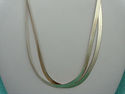 MILOR 1/4" WIDE Sterling Silver Herringbone Flat R