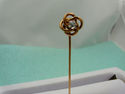 Diamond Lapel Brooch Hat Tie Stick Pin 14K Solid Y