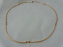 Diamond Solitaire Necklace .25ct. 14K YG Choker St