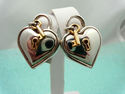 TIFFANY & Co. 18K SS Padlock Heart & Key Omega Cli