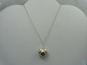 TIFFANY & Co.  Silver & Gold Puffed Heart RARE- MI