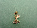  14K Solid 2 Tone Gold Diamond Cut "Faith" Angel P
