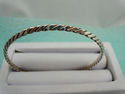 TIFFANY & Co. Beveled Rope Twist Bangle Bracelet V