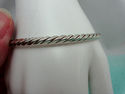 TIFFANY & Co. Beveled Rope Twist Bangle Bracelet V