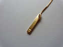 Gucci Lariat 18K 750 Gold MINT Pendant Necklace (