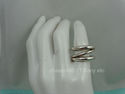 TIFFANY & Co. Diagonal Sterling Silver Ring SZ 6 V
