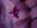 TIFFANY & Co. Peretti Rhodonite Starfish Pendant S