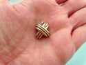 TIFFANY Co Signature X 'Kiss' 18K Gold Sterling Si