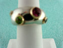 TIFFANY Multi Gem Etoile 18K Gold 925 Tourmaline S
