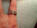 TIFFANY & Co. Diamond Ring Somerset Mesh Wide Band