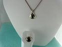 TIFFANY & Co. Rare Hematite 18K Gold & Sterling Si