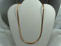 Byzantine Italy 28" Long Solid 14K Gold Chain Neck