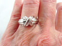 TIFFANY & Co. 18K White Gold Signature X Kiss RARE