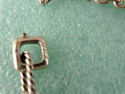 DAVID YURMAN * Diamond * Heart Figaro Cable Charm 