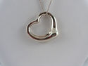 TIFFANY & Co Peretti HUGE XL LARGE Silver Open Hea
