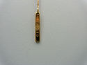  Gucci Lariat 18K 750 Gold MINT Pendant Necklace (