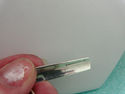 TIFFANY & Co. 1837 Silver Ingot Bar Pendant Snake 