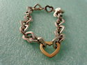 Tiffany & Co. Open Hearts 18K Gold Heart Sterling 