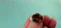 Michael Dawkins Large Smoky Topaz 14K Gold & Sterl