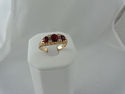 Pigeon Blood Ruby & Diamond Hand Engraved Gold Ban