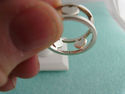 TIFFANY 5 Heart WIDE Band Ring - RARE Sterling Sil