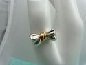 TIFFANY & Co. Bow Ring 18K Gold & Sterling Silver 