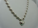 TIFFANY & Co. Padlock Lock Heart Charm CLink Neckl