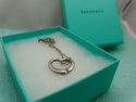 TIFFANY & Co. Medium Open Heart Pendant Necklace S
