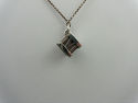 TIFFANY & Co Atlas Cube Necklace Sterling Silver C
