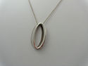 TIFFANY & Co. 3D Shadowed 'O' Shape Pendant Neckla